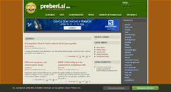 Desktop Screenshot of preberi.si